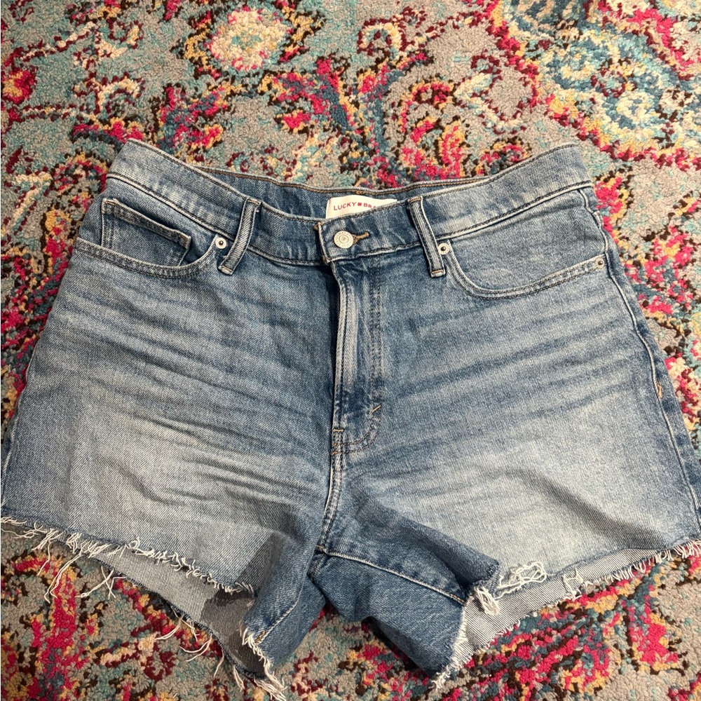 Lucky Brand Women's Faded Blue Jean Shorts